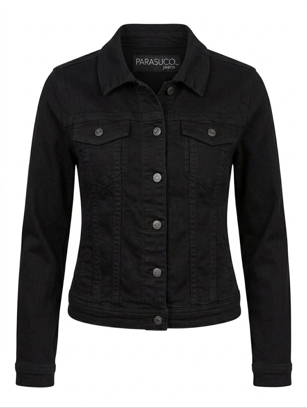 Parasuco Women's Black Denim Jacket, Small, NWT